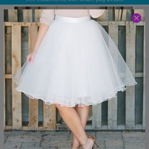 Tulle skirt